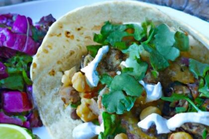 Flavor-Packed Vegan Cauliflower & Chickpea Tacos Recipe