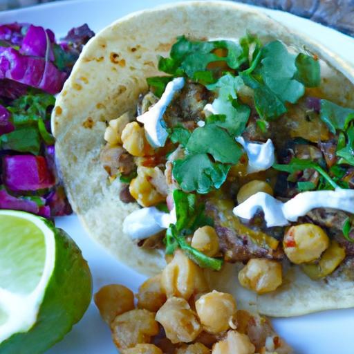Flavor-Packed Vegan Cauliflower & Chickpea Tacos Recipe