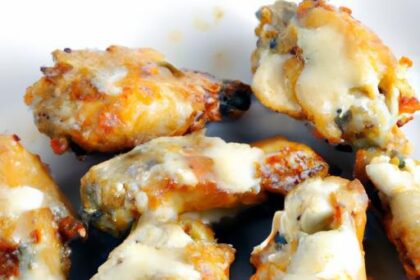 Indulge in Creamy Roasted Garlic Parmesan Wings Delight