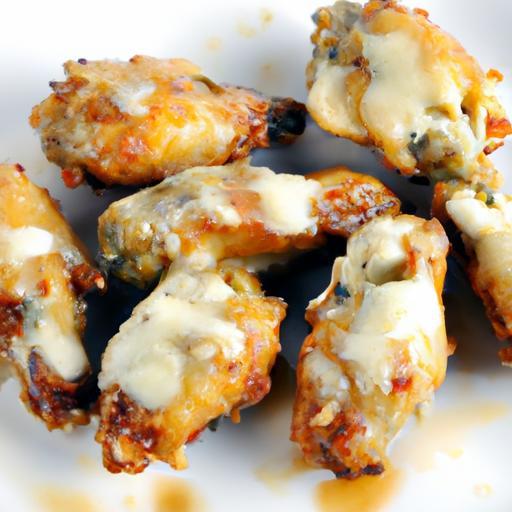 Indulge in Creamy Roasted Garlic Parmesan Wings Delight
