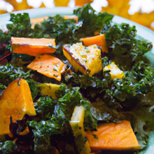 Harvest Harmony: Roasted Butternut Squash & Kale Salad