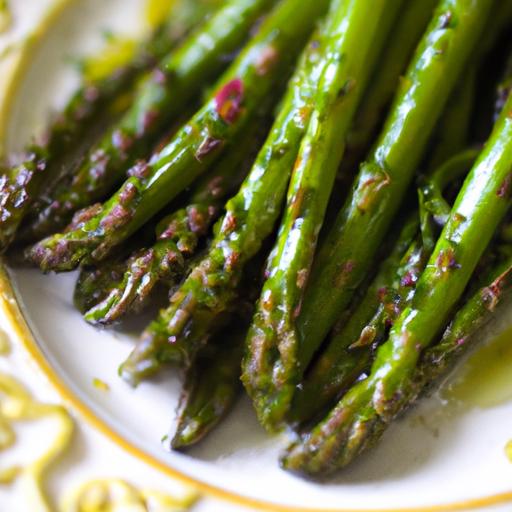 Zesty Lemon & Garlic Roasted Asparagus: A Flavorful Side