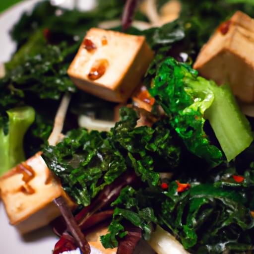 Fiery Vegan Tofu & Kale Stir-Fry: A Nutrient-Packed Feast