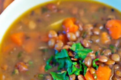 Hearty Lentil Soup with Veggies: A Nutritious Delight