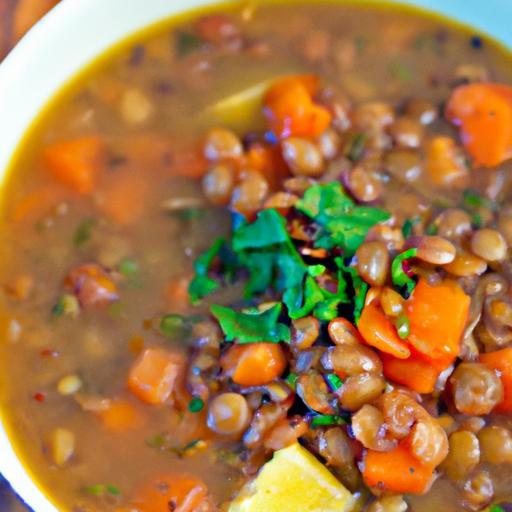 Hearty Lentil Soup with Veggies: A Nutritious Delight