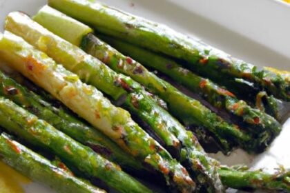 Golden Bites: Roasted Asparagus with Parmesan Delight