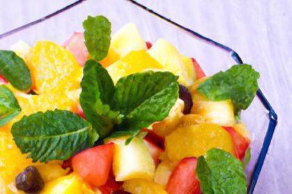 Refreshing Fruit Salad with Honey and Mint: A Sweet Twist