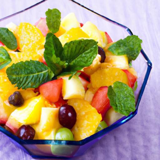 Refreshing Fruit Salad with Honey and Mint: A Sweet Twist