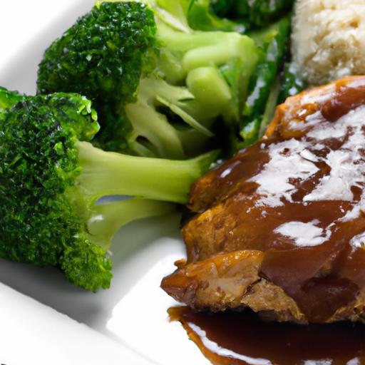 Savory Teriyaki Chicken with Fluffy Rice & Steamed Broccoli
