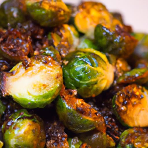 Caramelized Delight: Roasted Brussels Sprouts with Balsamic Glaze