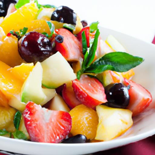 Refreshing Fruit Salad with Honey and Mint: A Sweet Twist