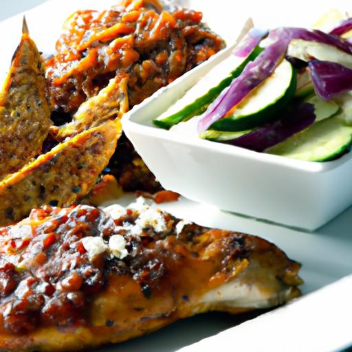 Savor BBQ chicken Paired with Perfectly Roasted Veggies