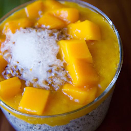 Tropical Bliss: How to Make Mango Coconut chia Pudding