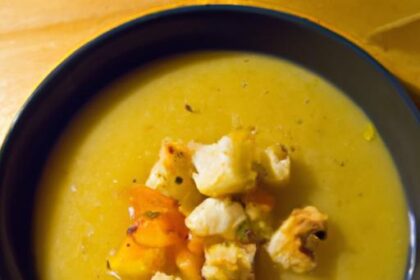 Wholesome Vegan Sweet Potato & Cauliflower Soup Recipe