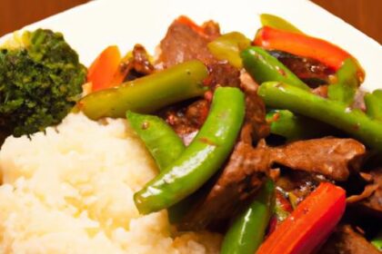 Savor the Perfect Beef Stir-Fry with Veggies and Rice