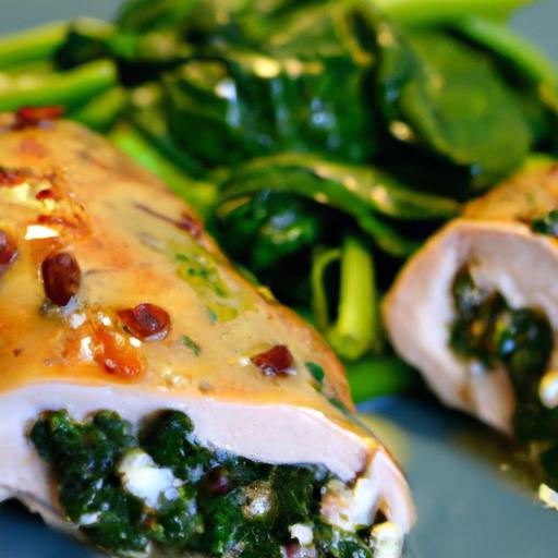 Deliciously Healthy: Spinach & Ricotta Stuffed Chicken Breast