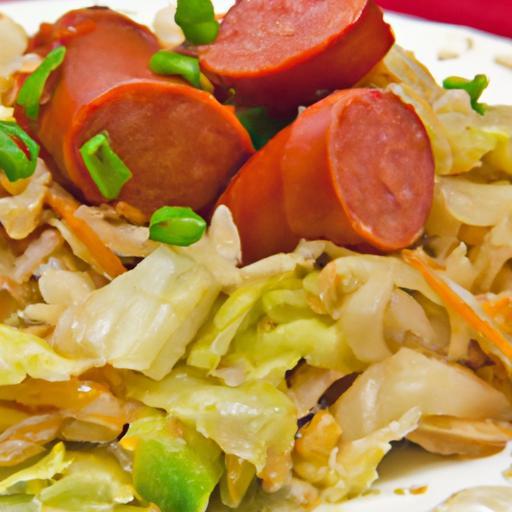 Savor the Flavors: Easy Cabbage and Sausage Stir-Fry Fiesta