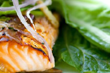 Savor the Flavors: Grilled Salmon Meets Crisp Cucumber Salad