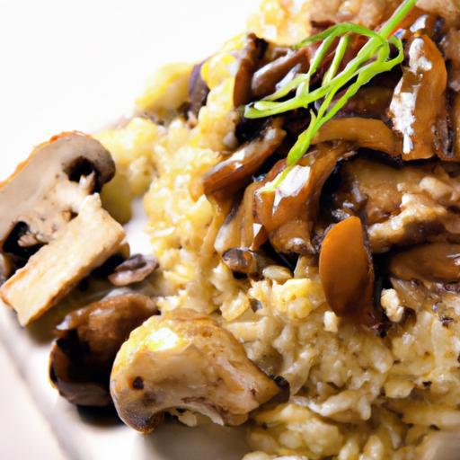 Savor the Perfect Mushroom Risotto with Tender Chicken