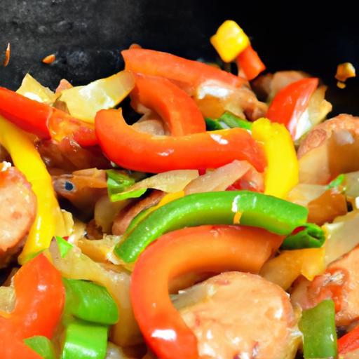 Sizzling Keto Sausage & Peppers Skillet: Quick & Flavorful