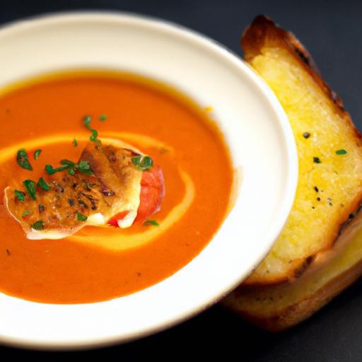 The Ultimate Comfort: Creamy Tomato Soup & Grilled Cheese