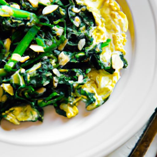 Brighten Mornings: Scrambled Eggs with Spinach & Feta Flair