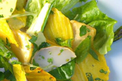 Bright & Tangy: Grilled Veggie Salad with Zesty Lemon Dressing