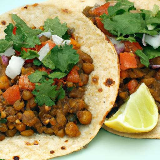 Hearty Lentil Tacos: Salsa & Sour Cream Flavor Fusion