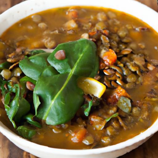 Hearty Lentil and Spinach Soup: A Nutritious Comfort Bowl