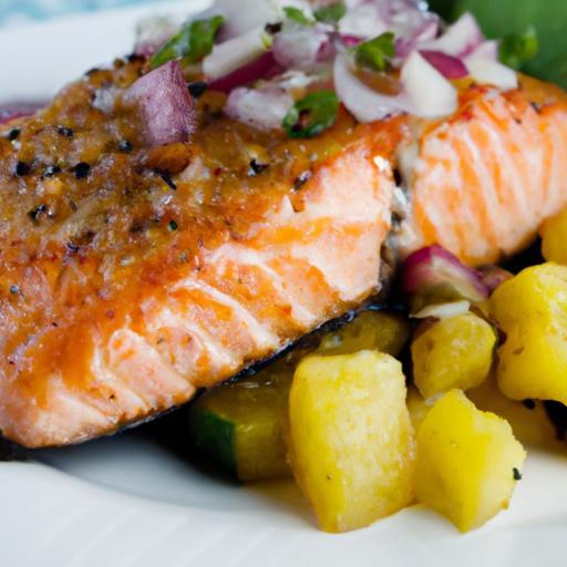 Savor Summer: Grilled Salmon Paired with Zesty Mango Salsa