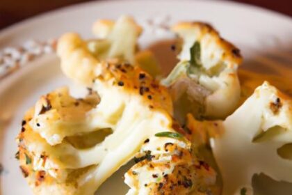 Savor Cauliflower Steaks with Zesty Garlic Herb Sauce