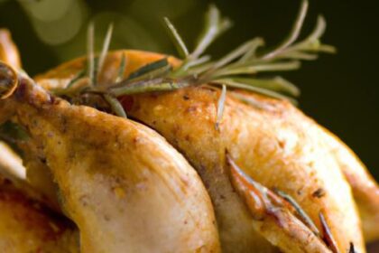 Savory Roasted Garlic & Rosemary Chicken: A Flavorful Feast