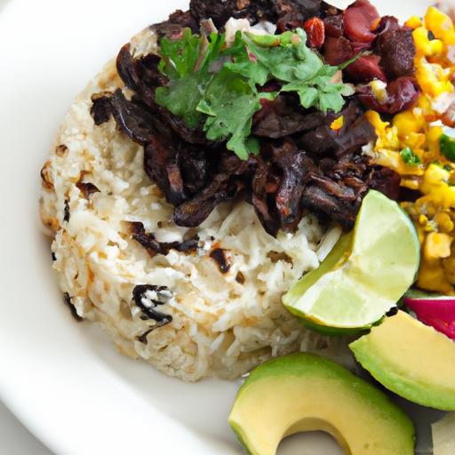 Savor the Flavor: Taco Meat with Black Beans, Rice & Avocado