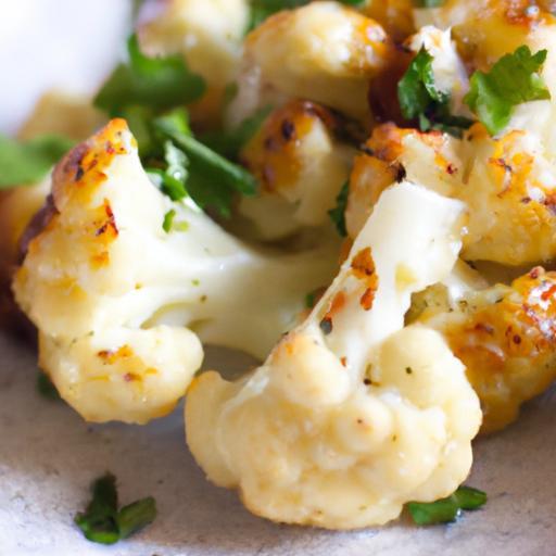 Golden Roasted Cauliflower Drizzled with Creamy Tahini Sauce
