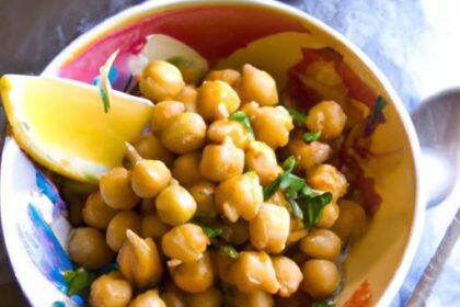 Zesty Vegan Lemon Garlic Chickpeas: Fresh, Flavorful Feast