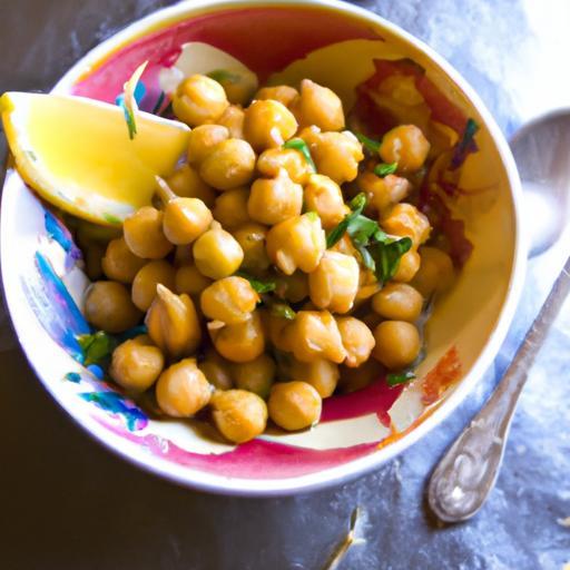 Zesty Vegan Lemon Garlic Chickpeas: Fresh, Flavorful Feast