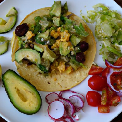 Fresh & Flavorful: Vegan Taco Salad with Creamy Avocado