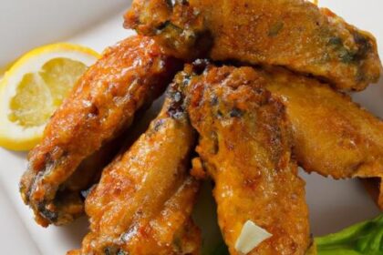 Zesty Baked Chicken Wings: A Citrus Twist to Crispy Delight