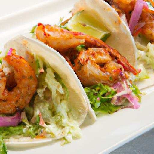 Savor Grilled Shrimp Tacos with Zesty Cabbage Slaw Delight