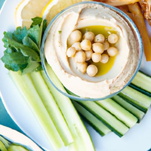 Refreshing Cucumber and Hummus Salad: A Healthy Twist