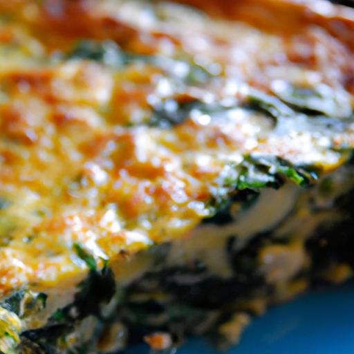 Wholesome Veggie Frittata: Spinach and Cheese Delight