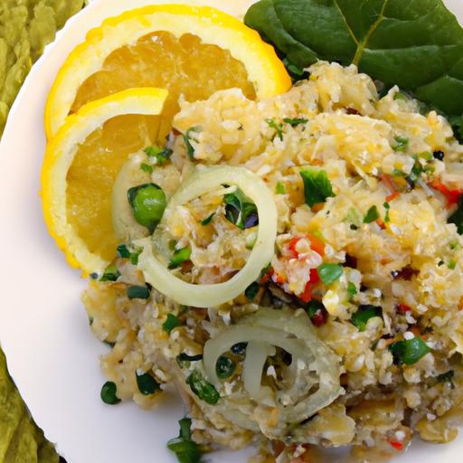 Zesty Quinoa Salad with Tangy Lemon Vinaigrette Delight