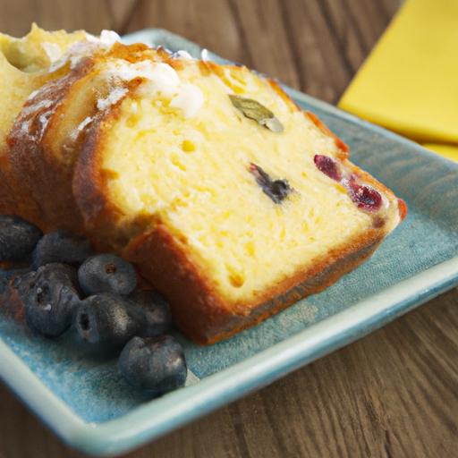Zesty Lemon Blueberry Pound cake: A Classic Reimagined