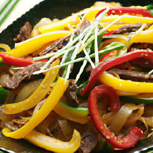 Sizzling Beef Stir-Fry with Bell Peppers & Rice Noodles Guide