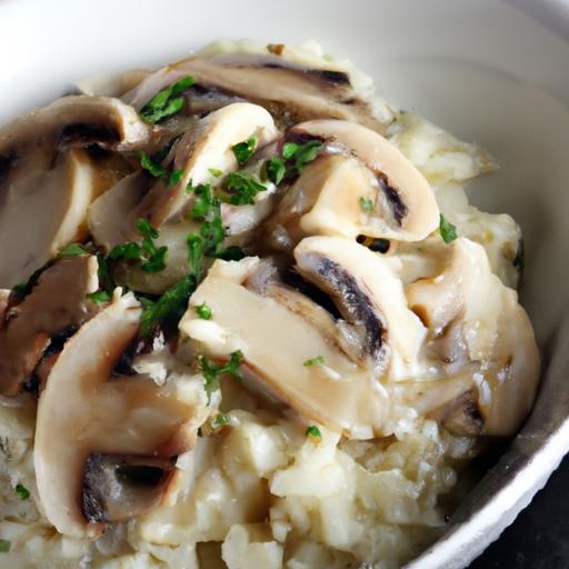 Creamy Mushroom Risotto with Chicken: A Flavorful Delight