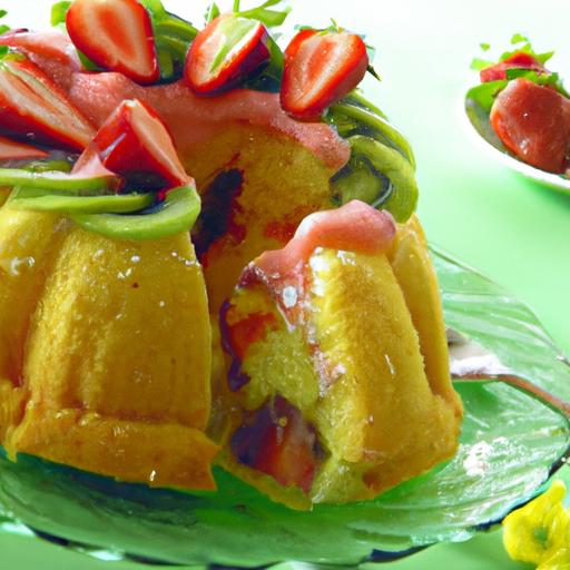 Kiwi Strawberry Cake: A Tangy twist on Classic Sweet treats