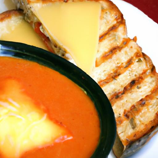 the Ultimate Comfort: Creamy Tomato Soup & Grilled Cheese