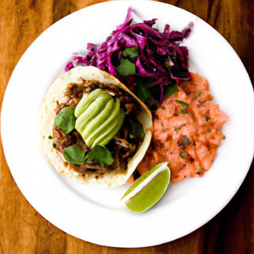 Savor the flavor:‍ Taco Meat ‌with Black Beans,Rice & Avocado