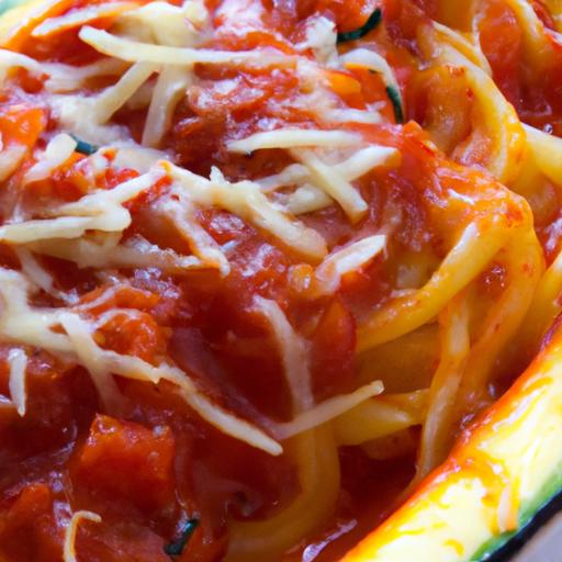 Twist on Tradition: Spaghetti Squash Meets Marinara Sauce