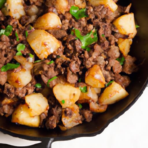 One-Pan Ground‍ Beef and Potatoes Skillet: ⁣Easy ‍Comfort Food